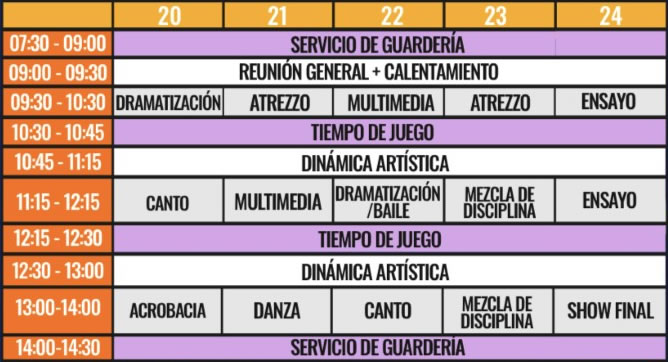 Horario
